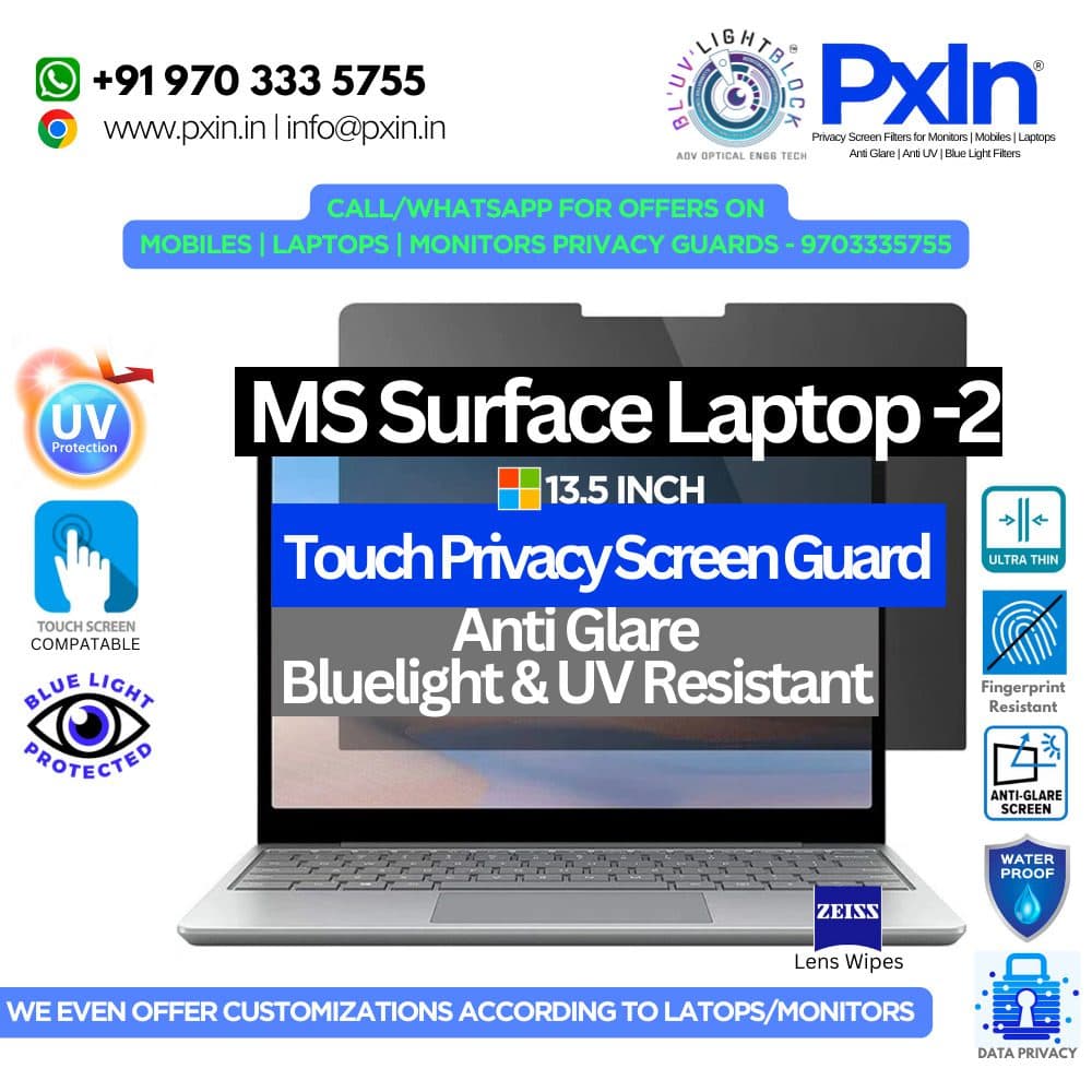 MS Surface Laptop 2 13.5 Inch Privacy Screen Protector