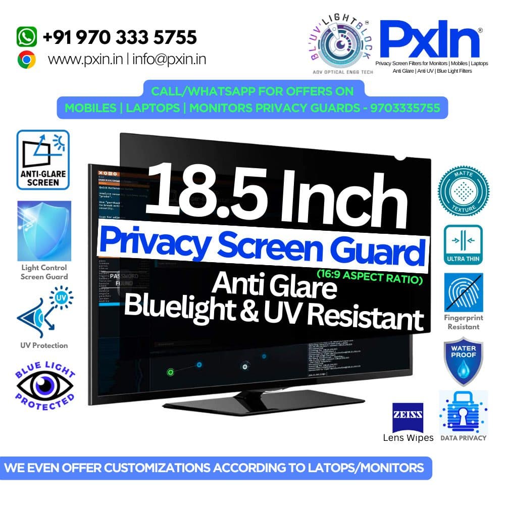 18.5 inch Monitor Privacy Screen Protector