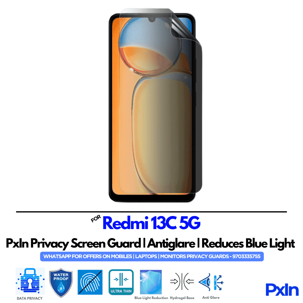 Redmi 13C 5G Privacy Screen Guard