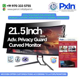 21.5 Inch(16:9) Curved monitor privacy filter