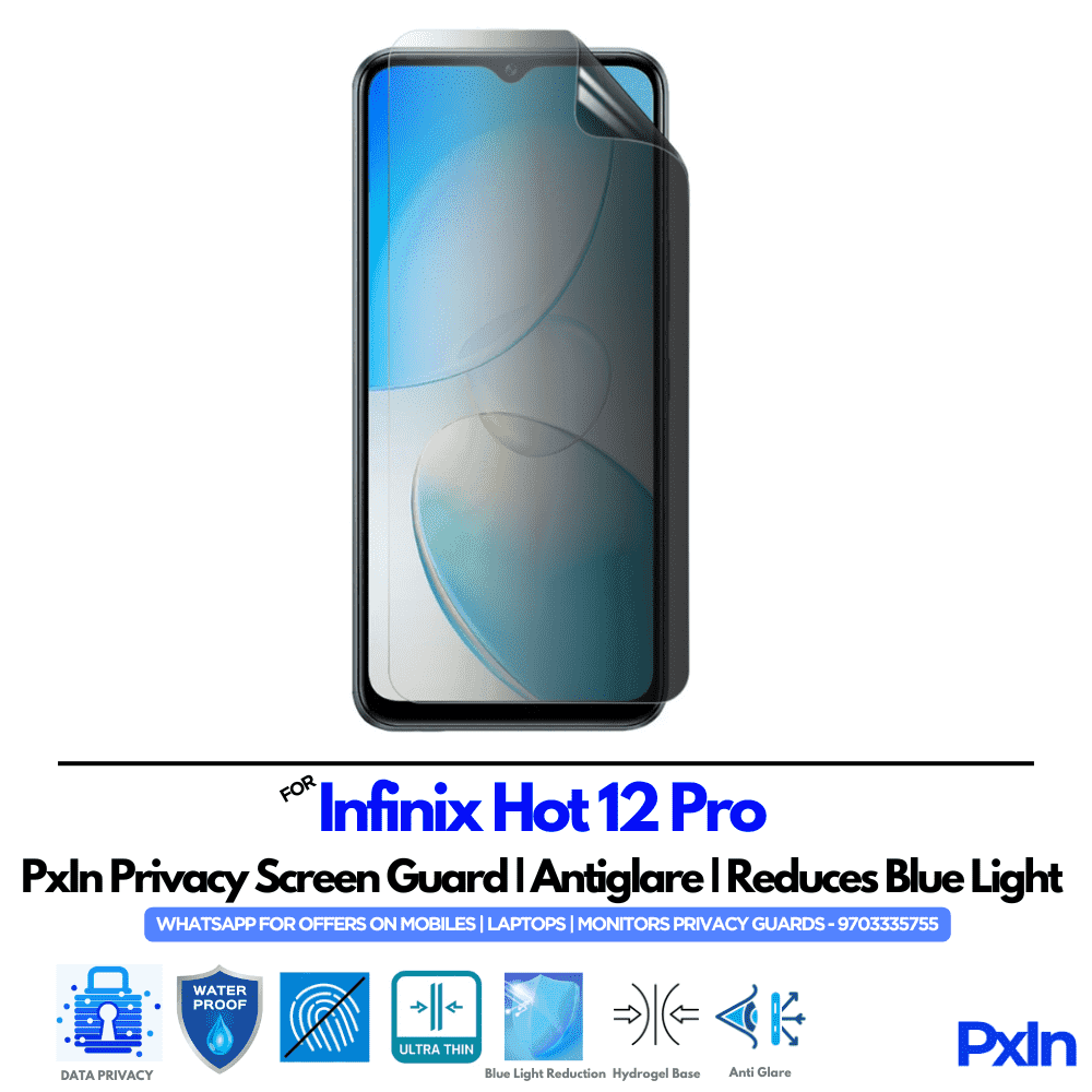 Infinix Hot 12 Pro Privacy Screen Guard