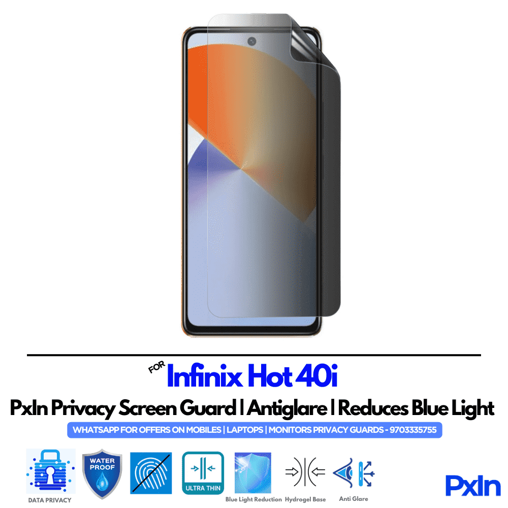 Infinix Hot 40i Privacy Screen Guard