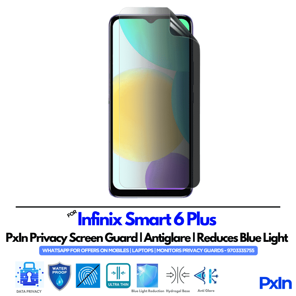 Infinix Smart 6 Plus Privacy Screen Guard
