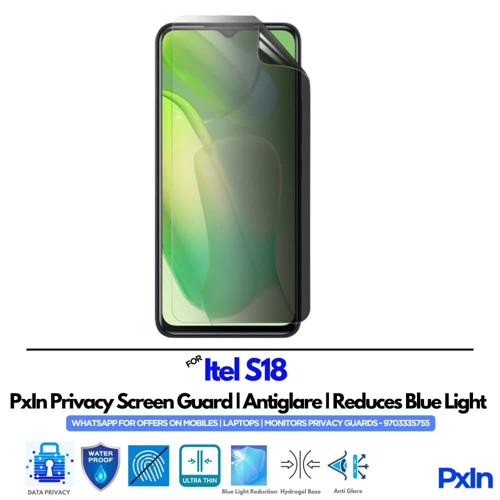 Itel S18 Privacy Screen Guard