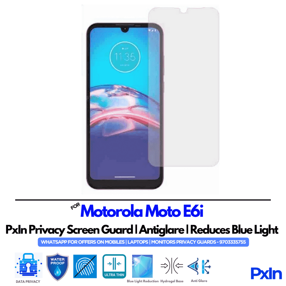 Motorola Moto E6i Privacy Screen Guard