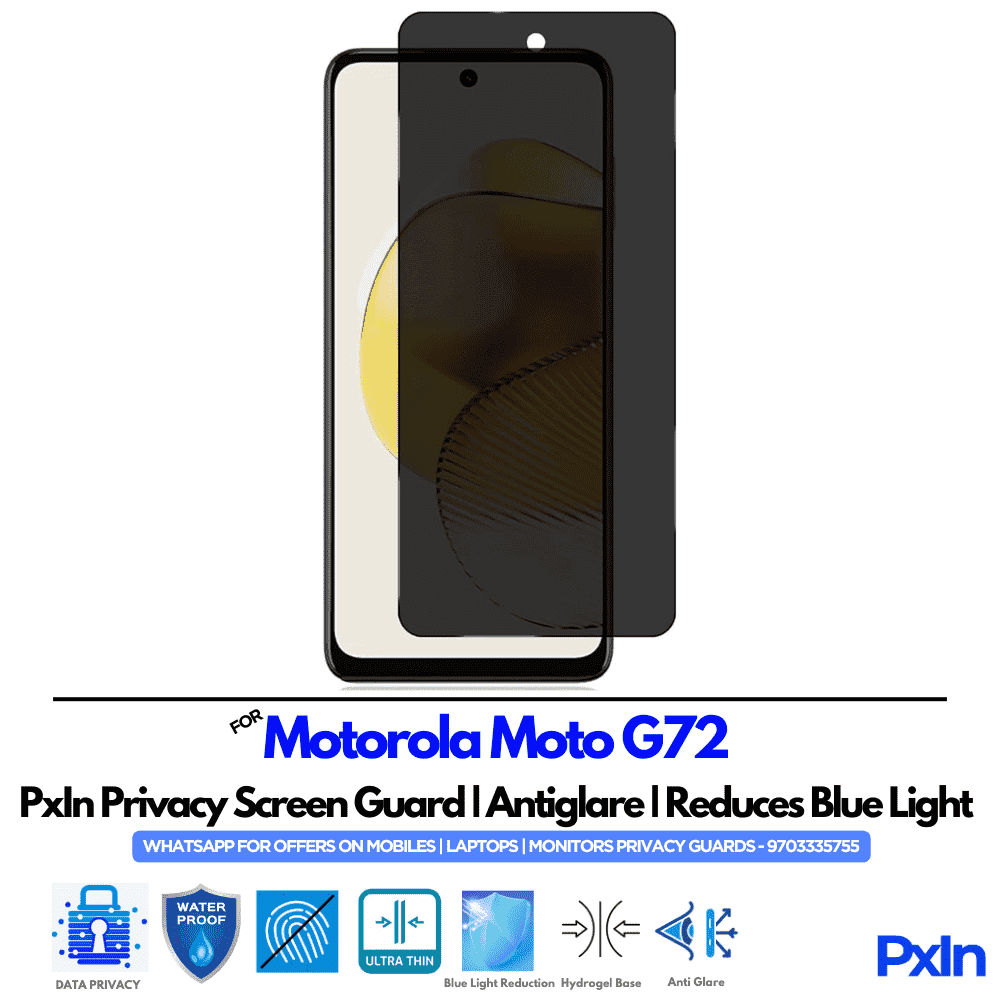 Motorola Moto G72 Privacy Screen Guard