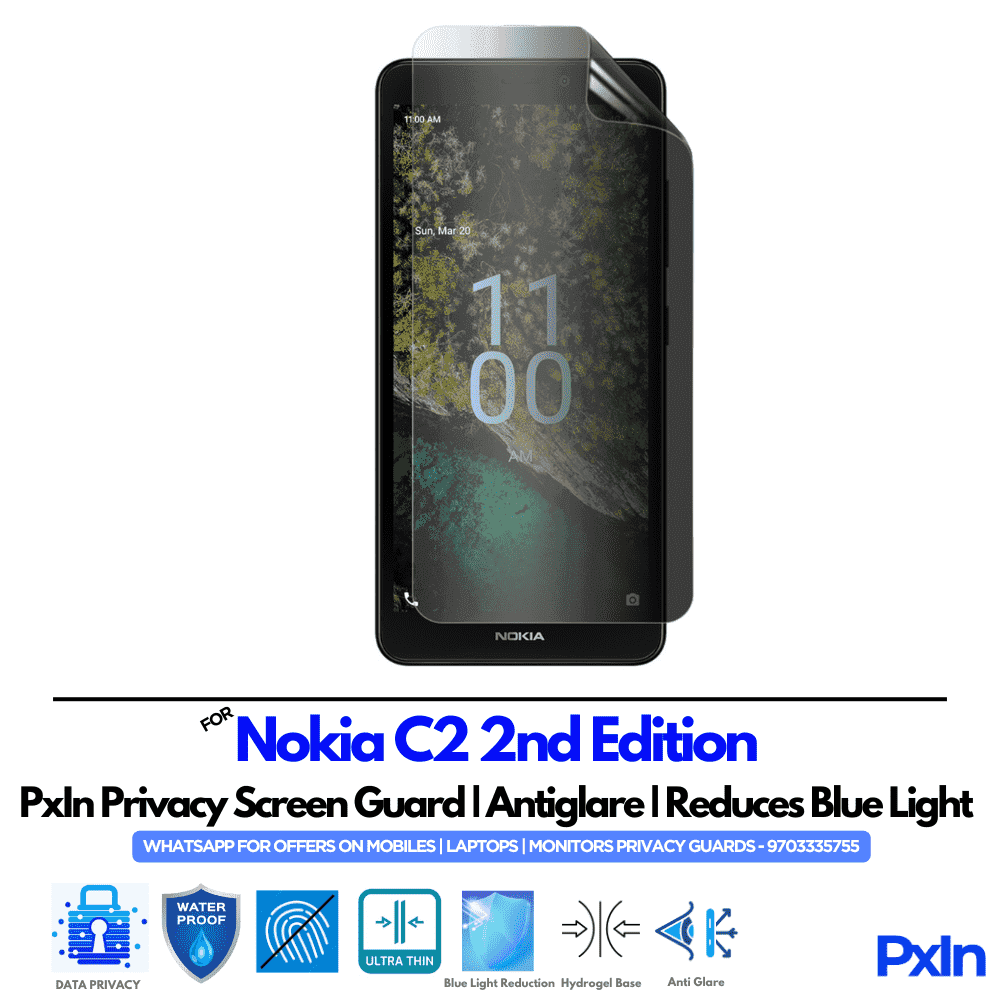 Nokia C2 2nd Edition Privacy Screen Guard