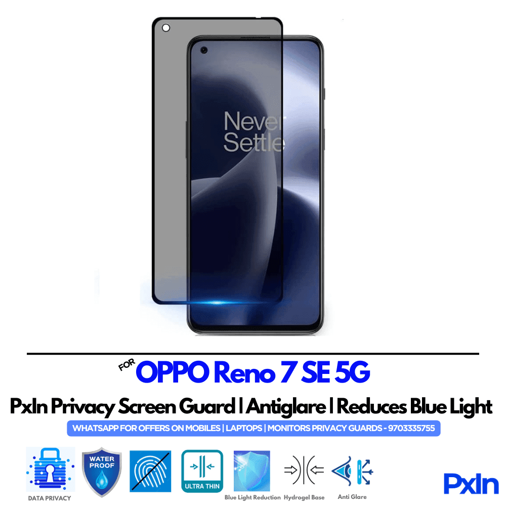 OPPO Reno 7 SE 5G Privacy Screen Guard