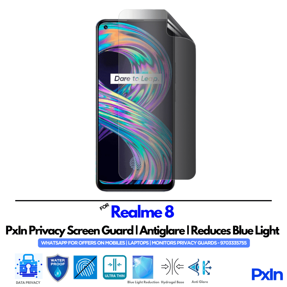 Realme 8 Privacy Screen Guard
