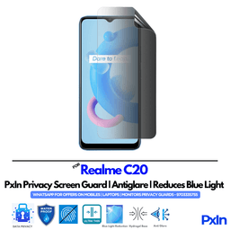 Realme C20 Privacy Screen Guard