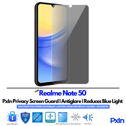Realme Note 50 Privacy Screen Guard