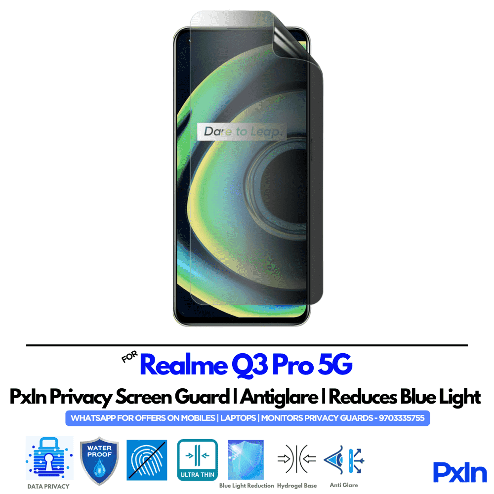 Realme Q3 Pro 5G Privacy Screen Guard
