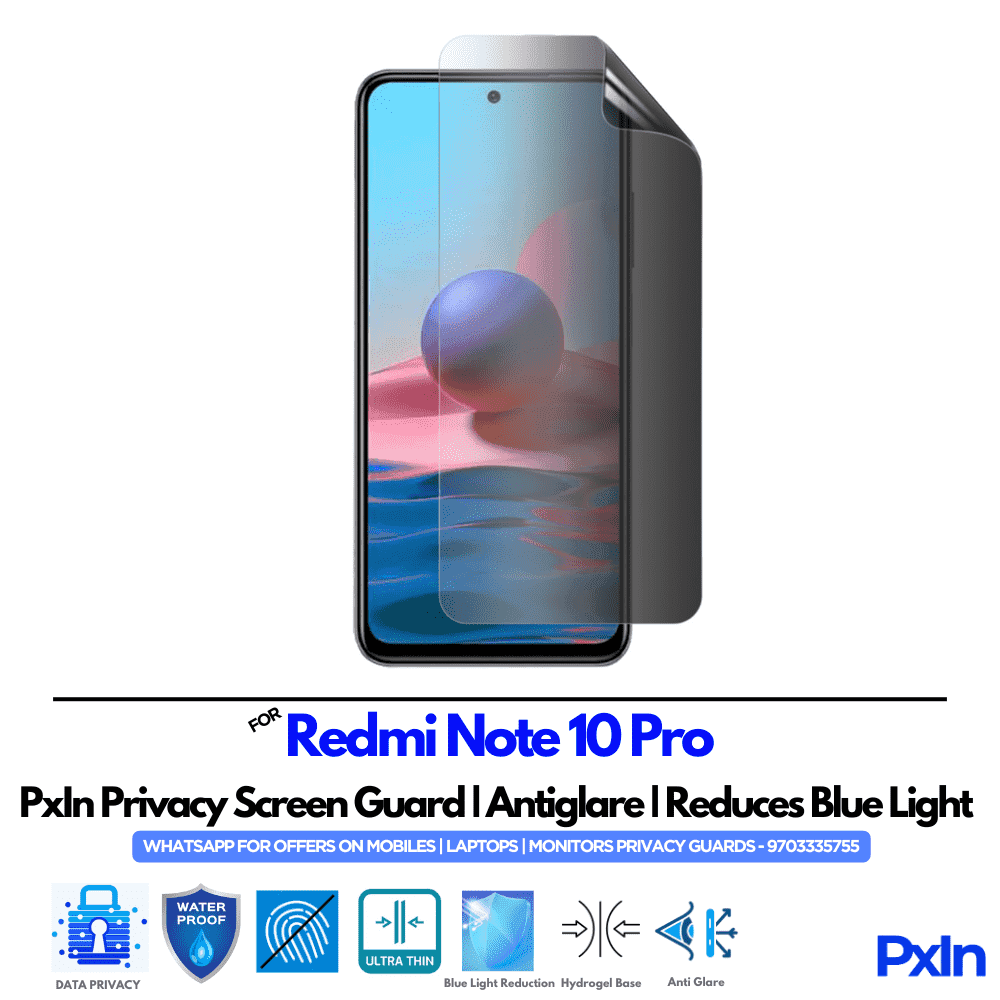 Redmi Note 10 Pro Privacy Screen Guard