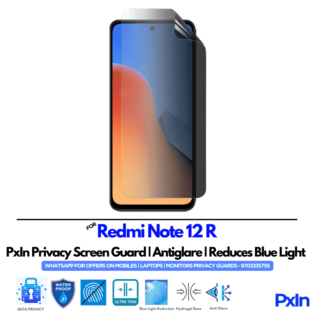 Redmi Note 12 R Privacy Screen Guard