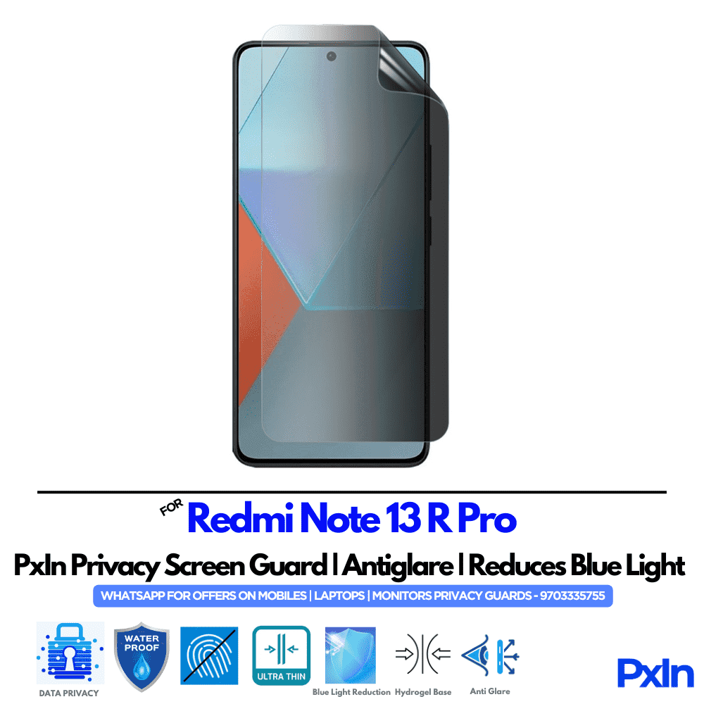 Redmi Note 13 R Pro Privacy Screen Guard