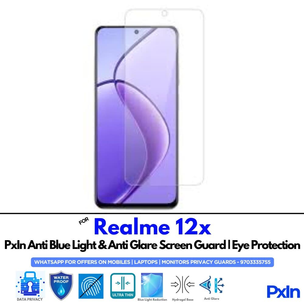 Realme 12x Anti Blue light screen guard
