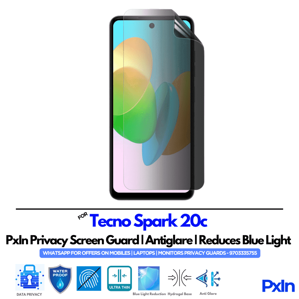 Tecno Spark 20c Privacy Screen Guard