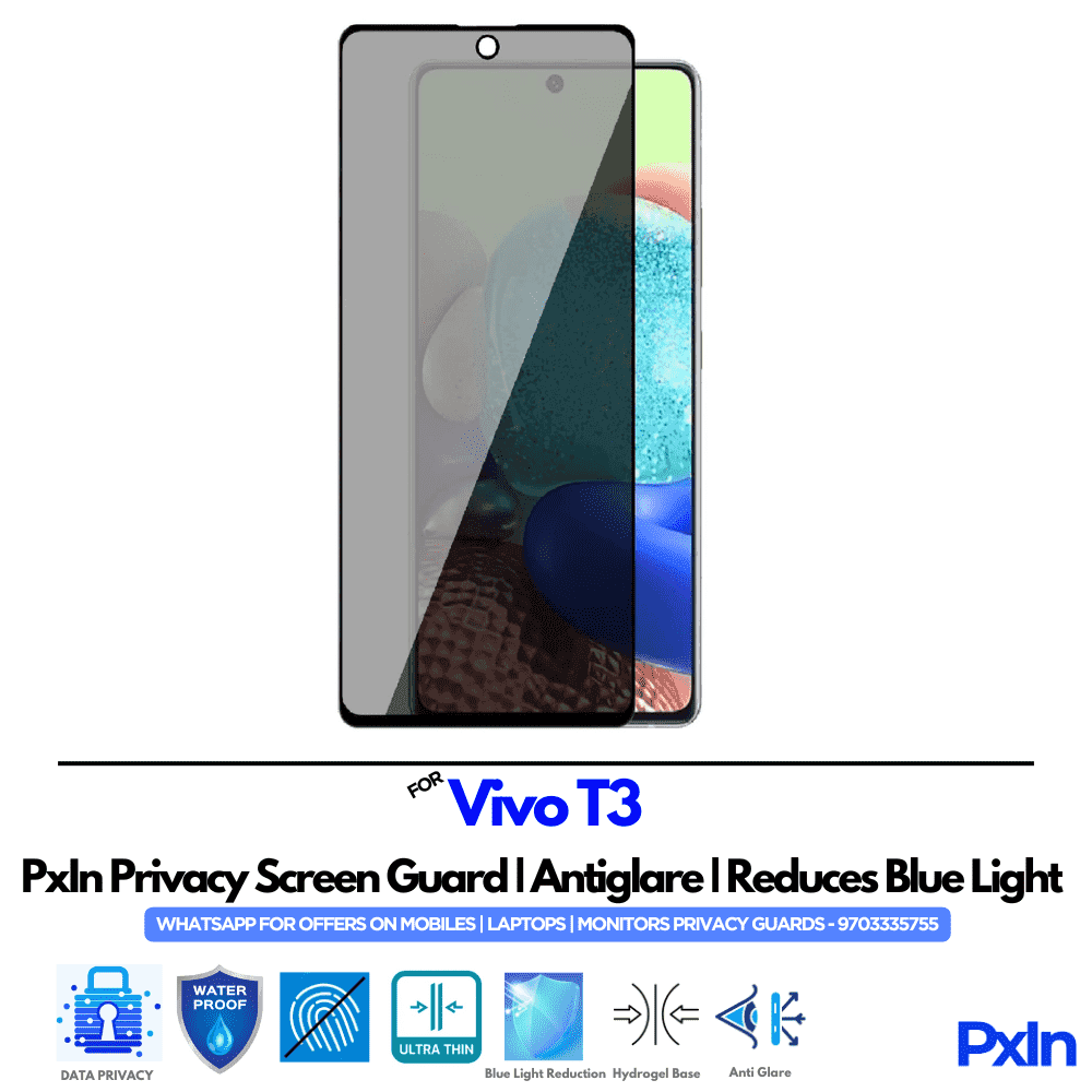 Vivo T3 Privacy Screen Guard