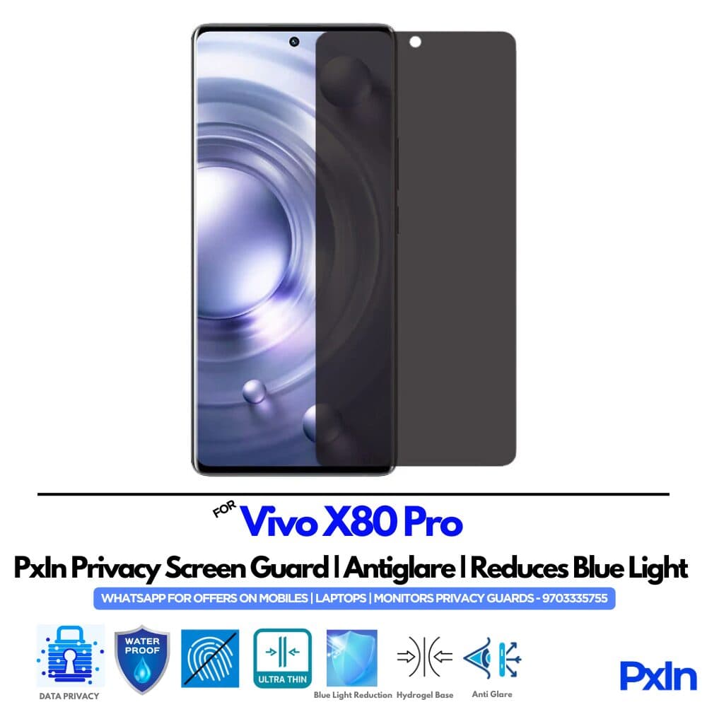Vivo X80 Pro Privacy Screen Guard
