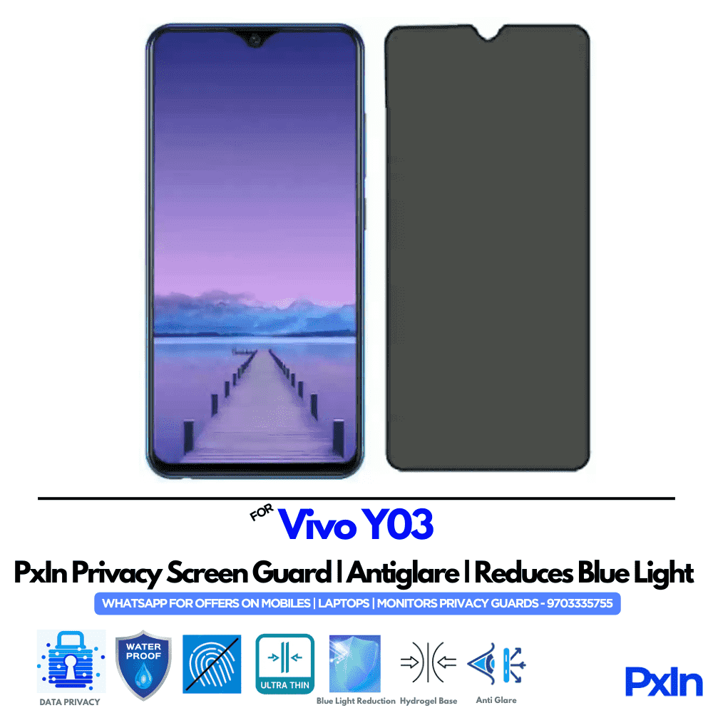 Vivo Y03 Privacy Screen Guard