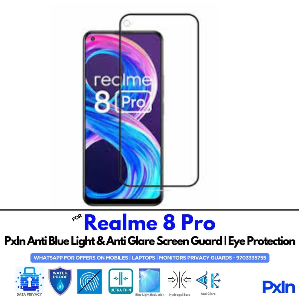 Realme 8 Pro Anti Blue light screen guard