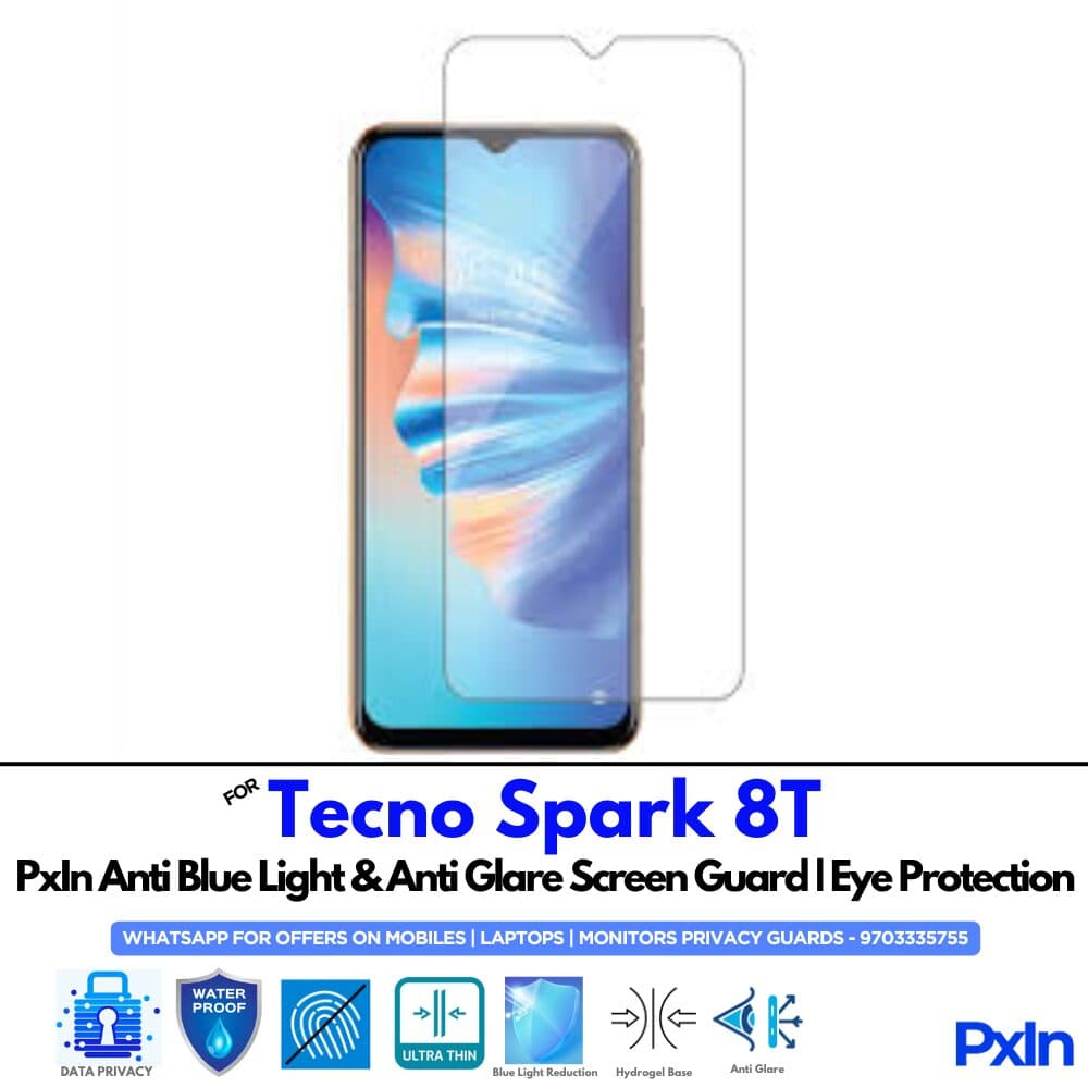 Tecno Spark 8T Anti Blue light screen guard