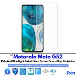 Motorola Moto G52 Anti Blue light screen guard