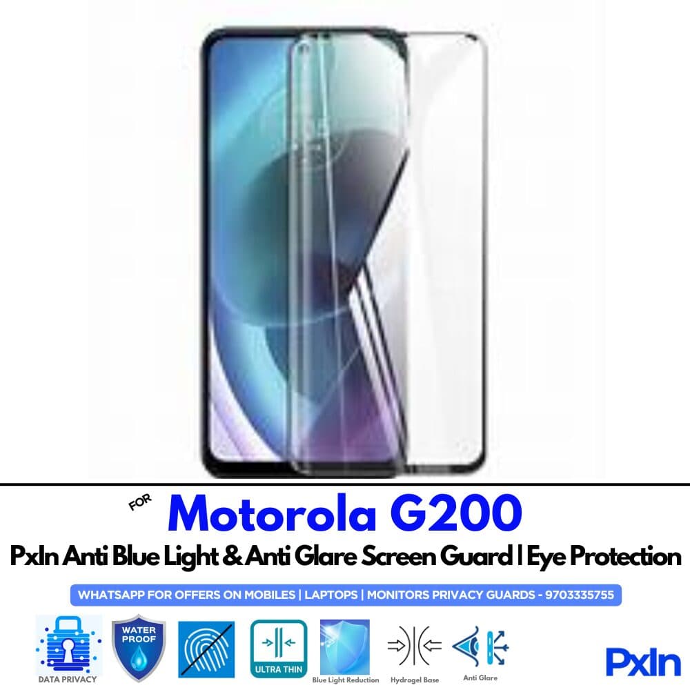 Motorola Motorola G200 Anti Blue light screen guard