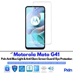 Motorola Moto G41 Anti Blue light screen guard