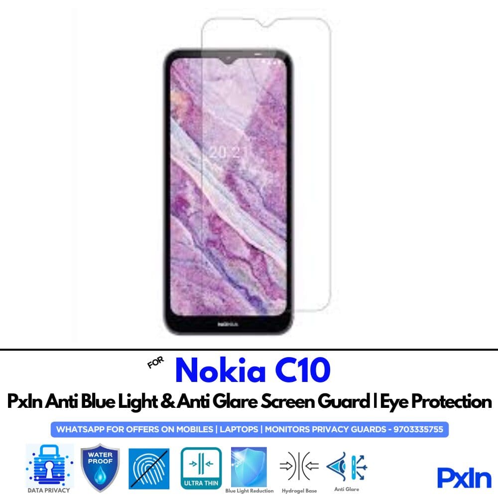 Nokia C10 Anti Blue light screen guard