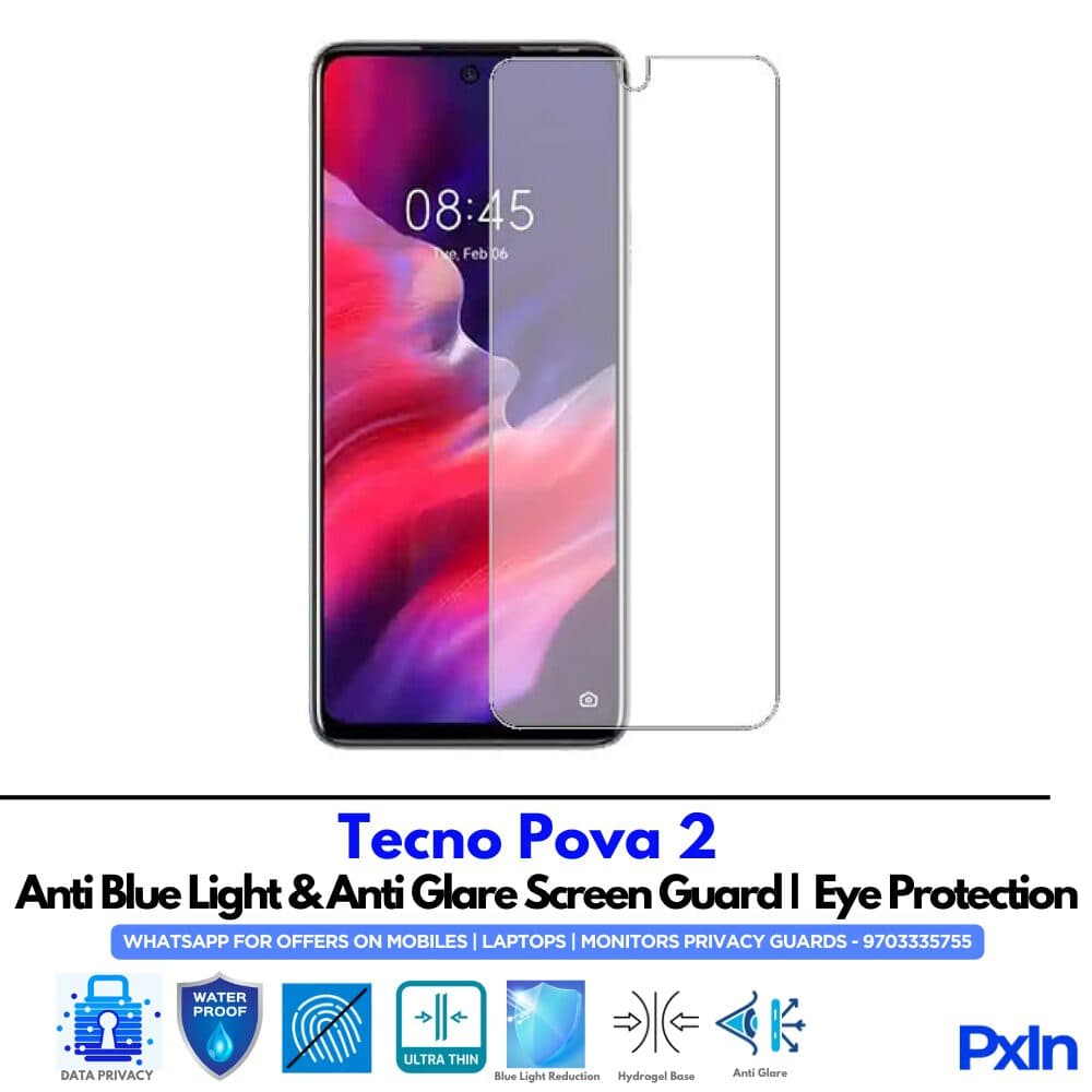 Tecno Pova 2 Anti Blue light screen guard