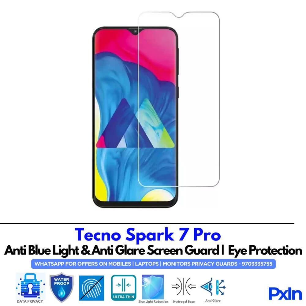 Tecno Spark 7 Pro Anti Blue light screen guard