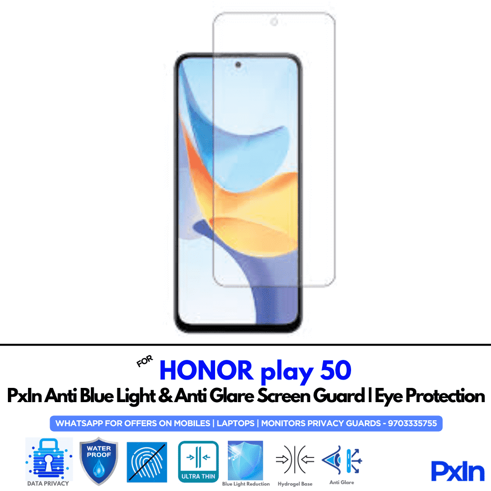 HONOR play 50 Mobile Anti Bluelight Screen Guard