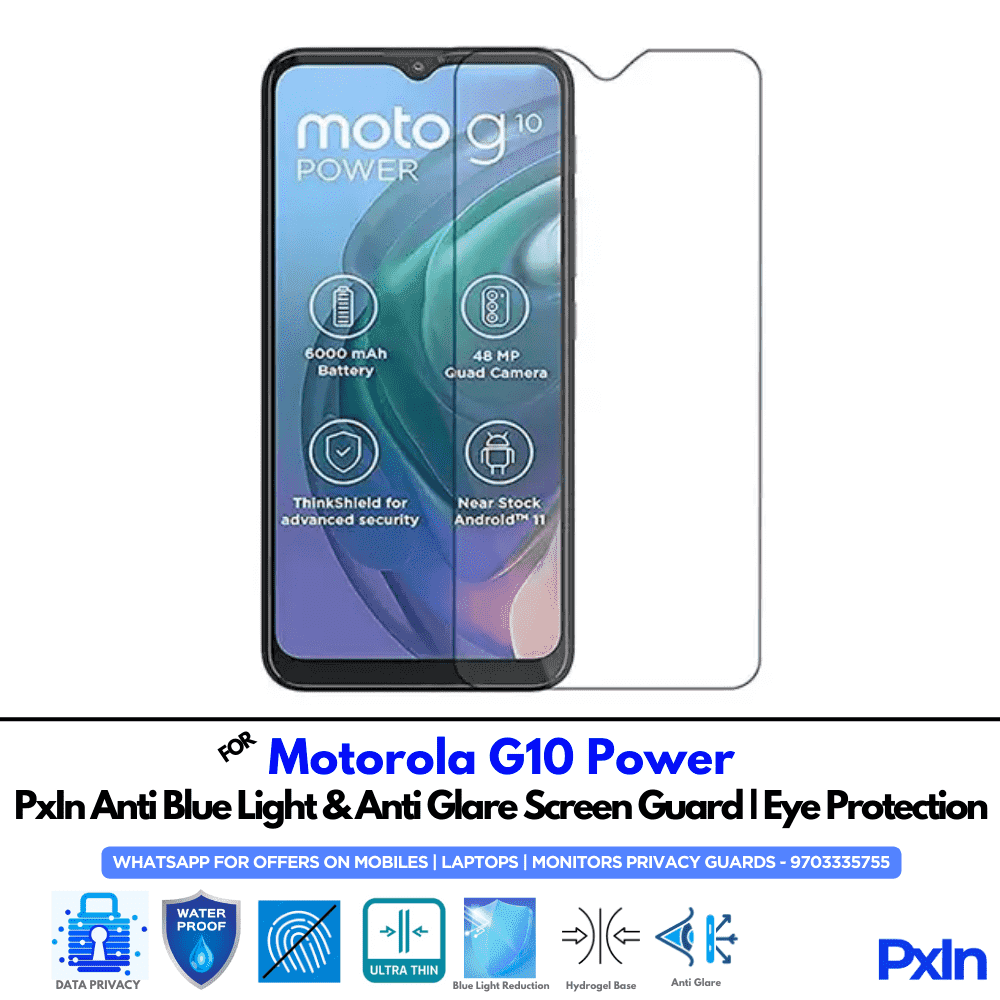 Motorola G10 Power Mobile Anti Bluelight Screen Guard