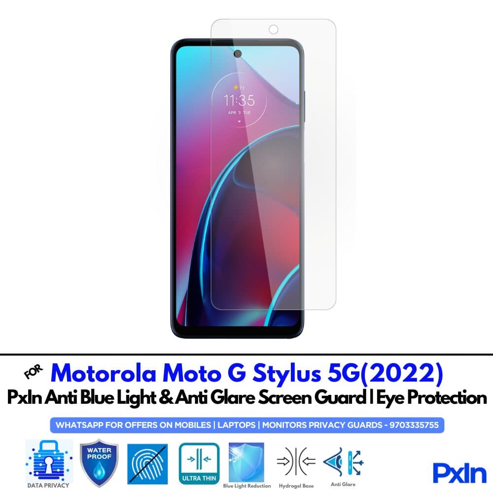 Motorola Moto G Stylus 5G(2022) Mobile Anti Bluelight Screen Guard