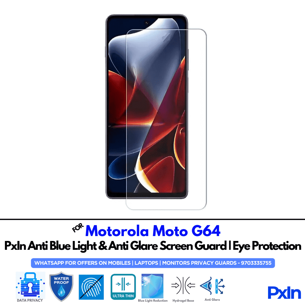 Motorola Moto G64 Mobile Anti Bluelight Screen Guard