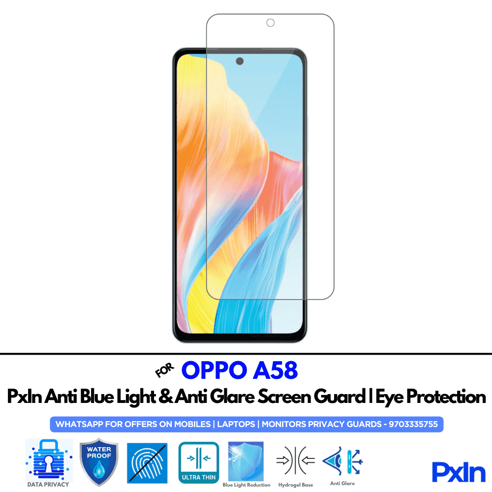 OPPO A58 Mobile Anti Bluelight Screen Guard