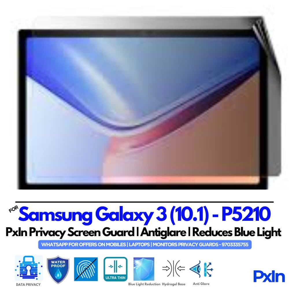 Samsung Galaxy 3 (10.1) - P5210 Tab Privacy Screen