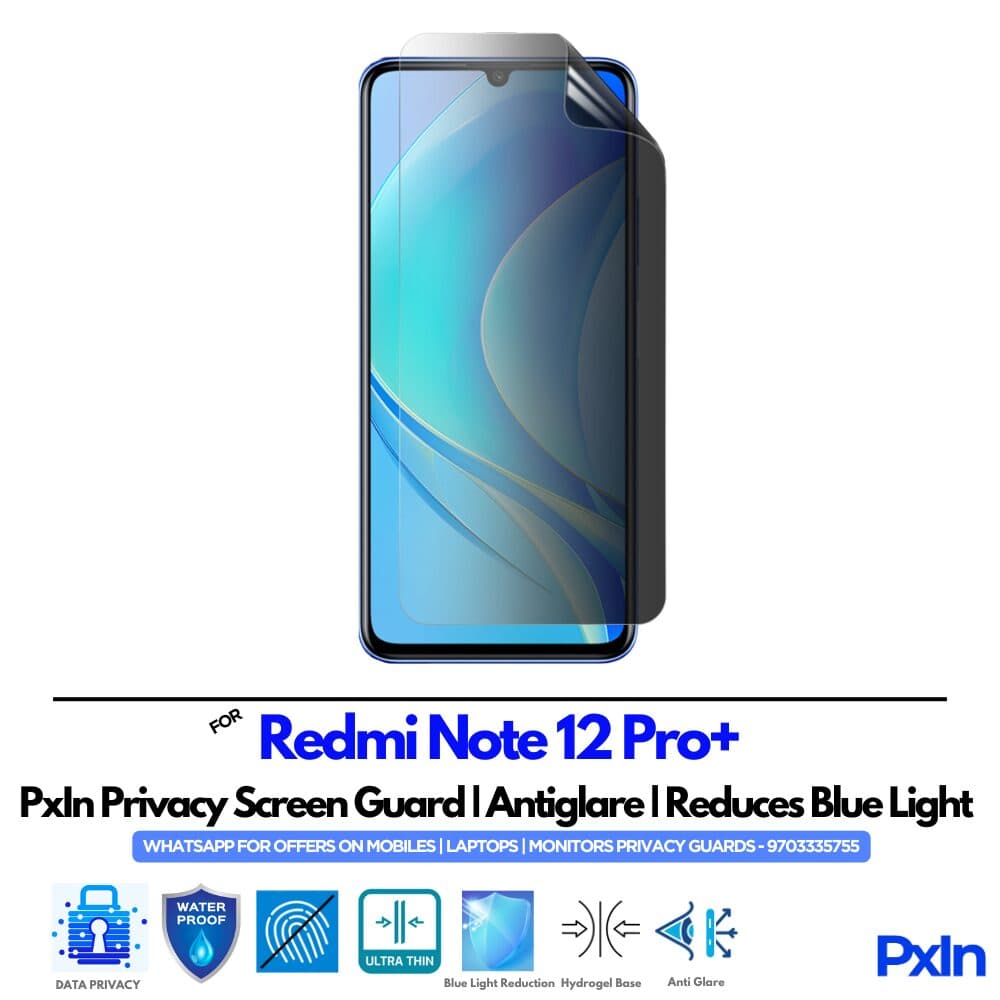 Redmi Note 12 Pro+ Mobile Privacy Screen