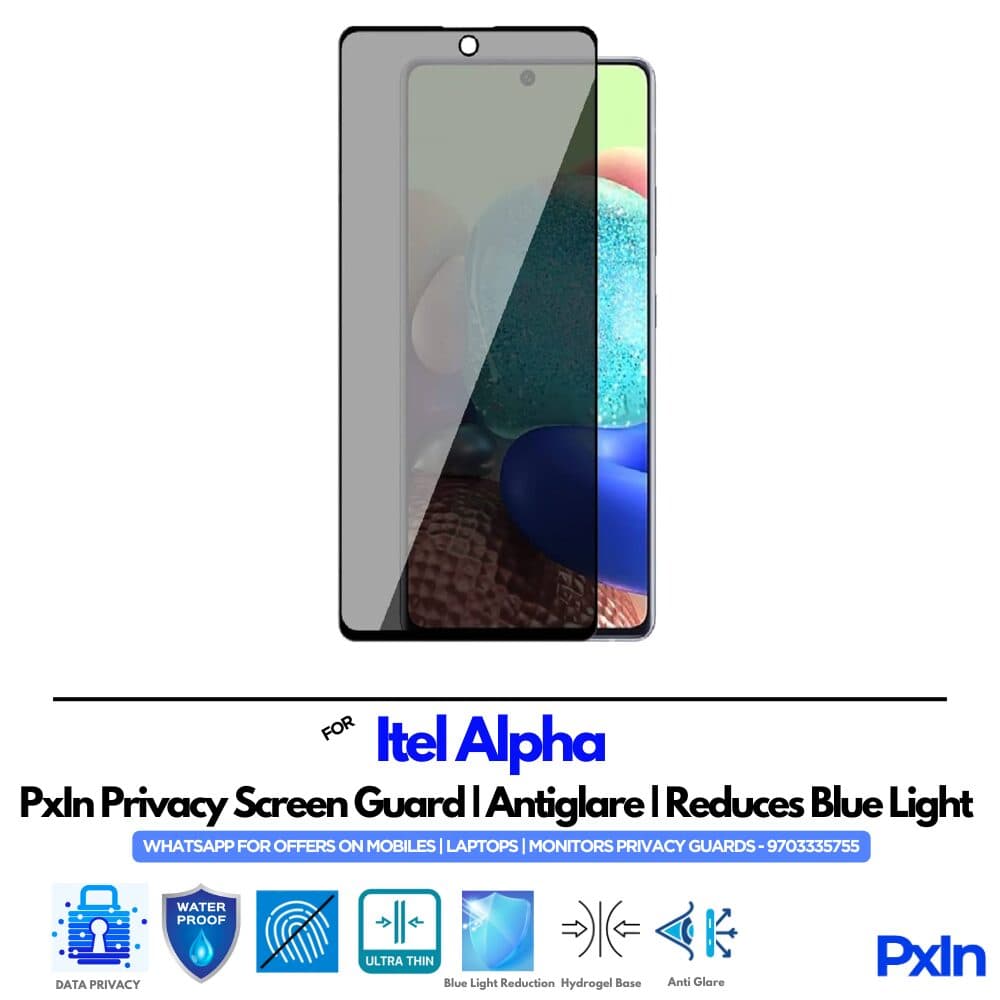 Itel Alpha Mobile Privacy Screen
