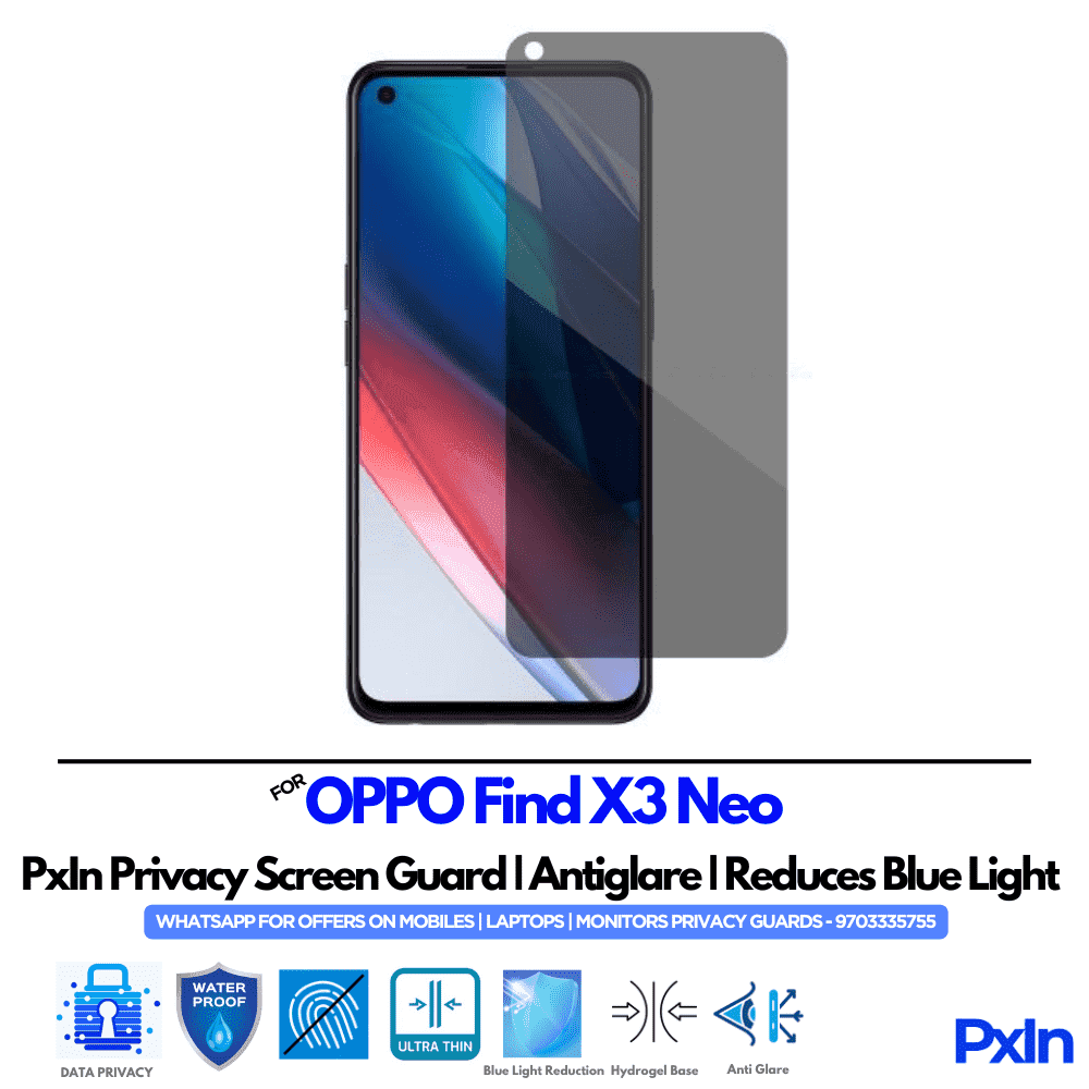 OPPO Find X3 Neo Mobile Privacy Screen