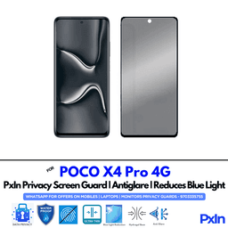 POCO X4 Pro 4G Mobile Privacy Screen Guard