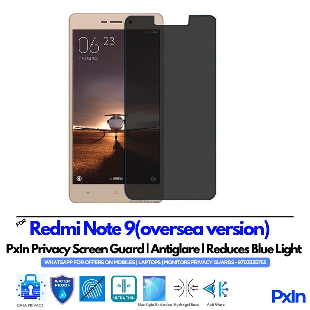 Redmi Note 9(oversea version) Mobile Privacy Screen