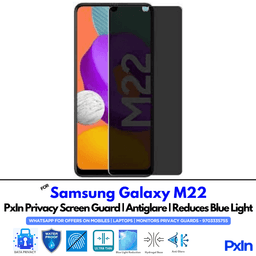 Samsung Galaxy M22 Mobile Privacy Screen Guard
