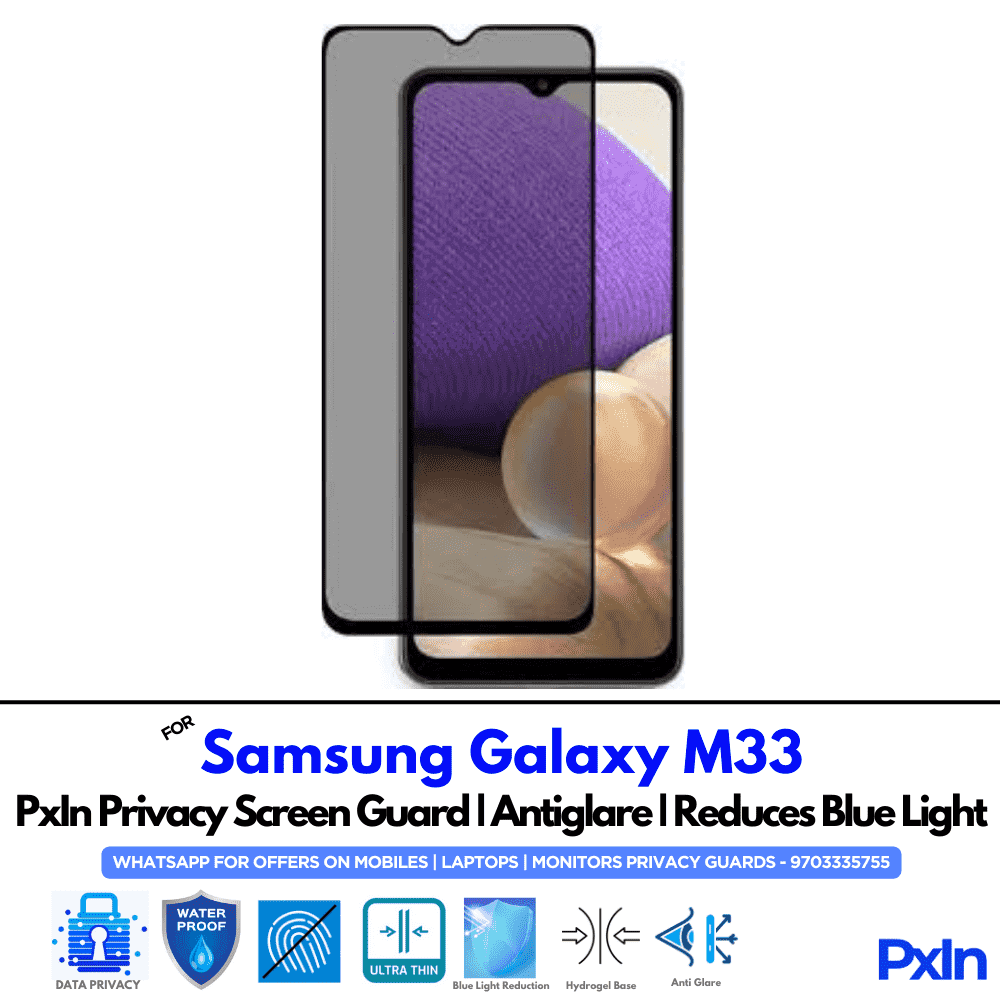 Samsung Galaxy M33 Mobile Privacy Screen Guard