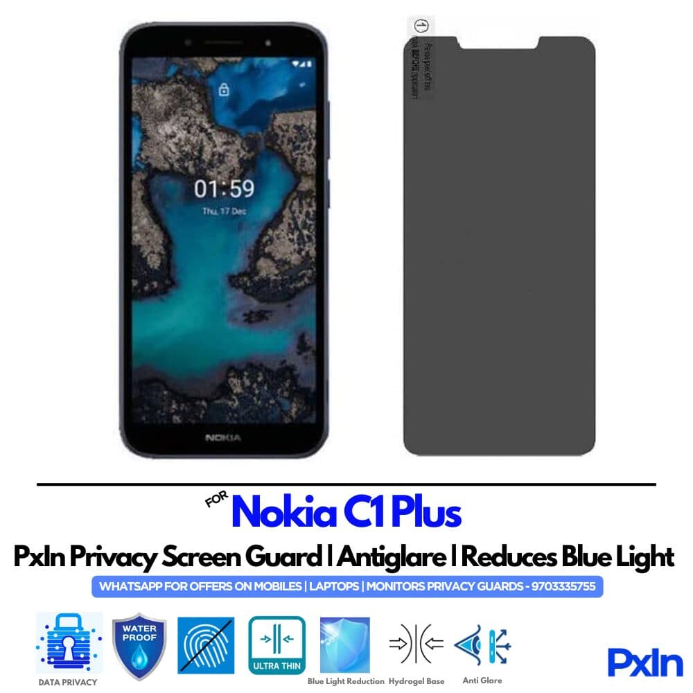 Nokia C1 Plus Mobile Privacy Screen