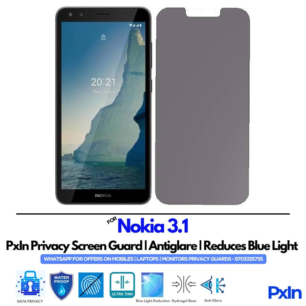 Nokia 3.1 Mobile Privacy Screen