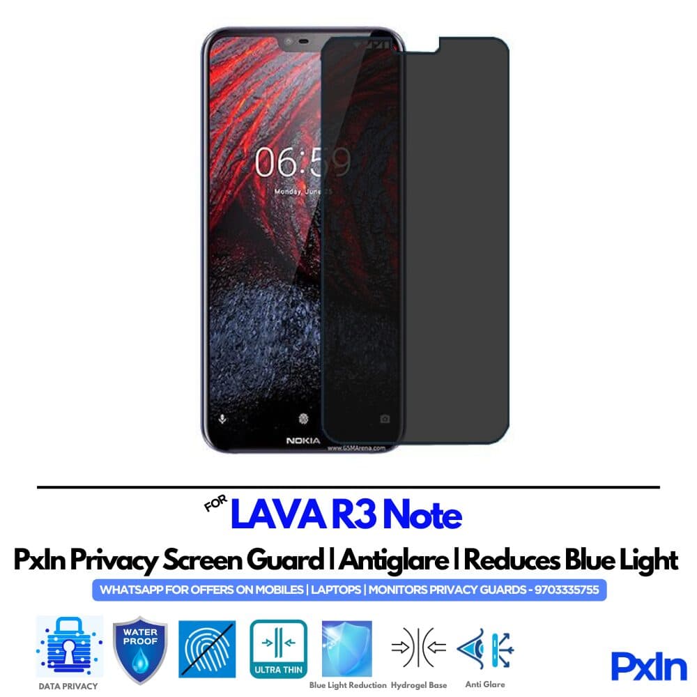 LAVA R3 Note Mobile Privacy Screen