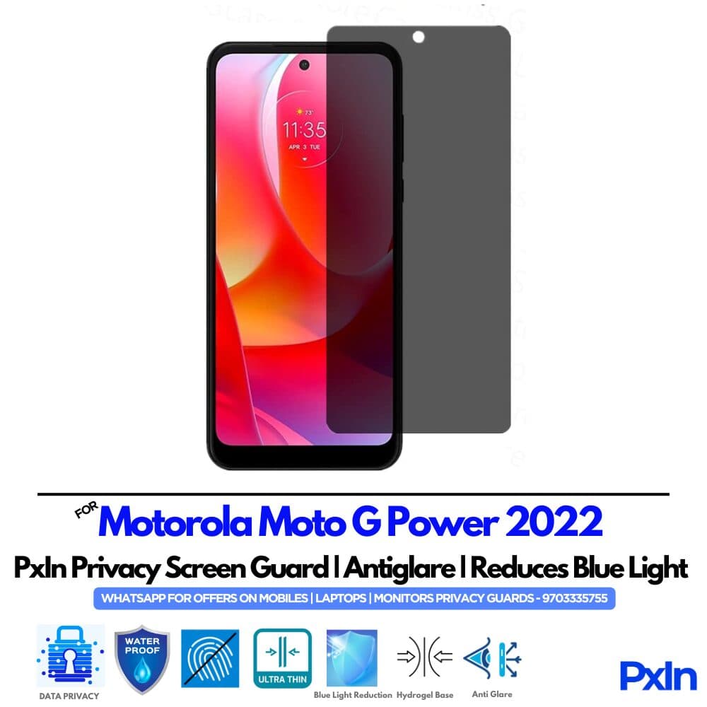 Motorola Moto G Power 2022 Mobile Privacy Screen