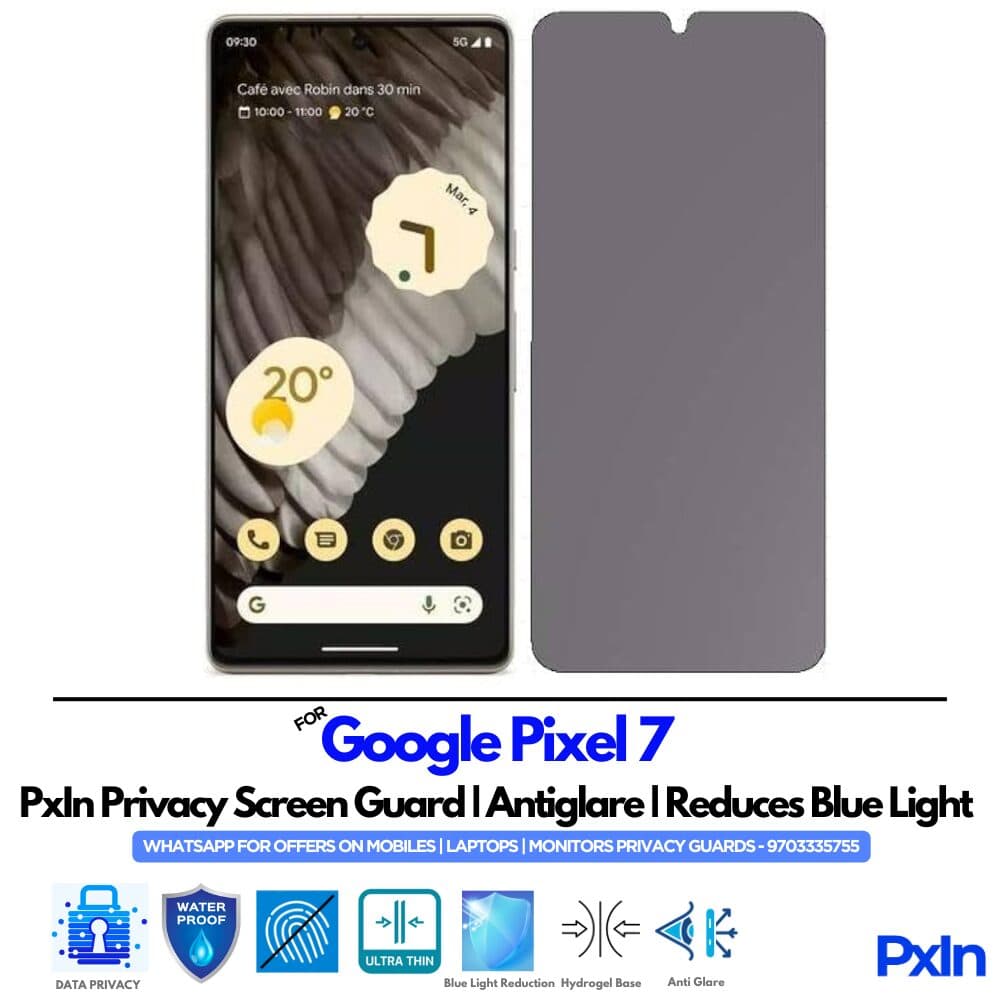 Google Pixel 7 Mobile Privacy Screen